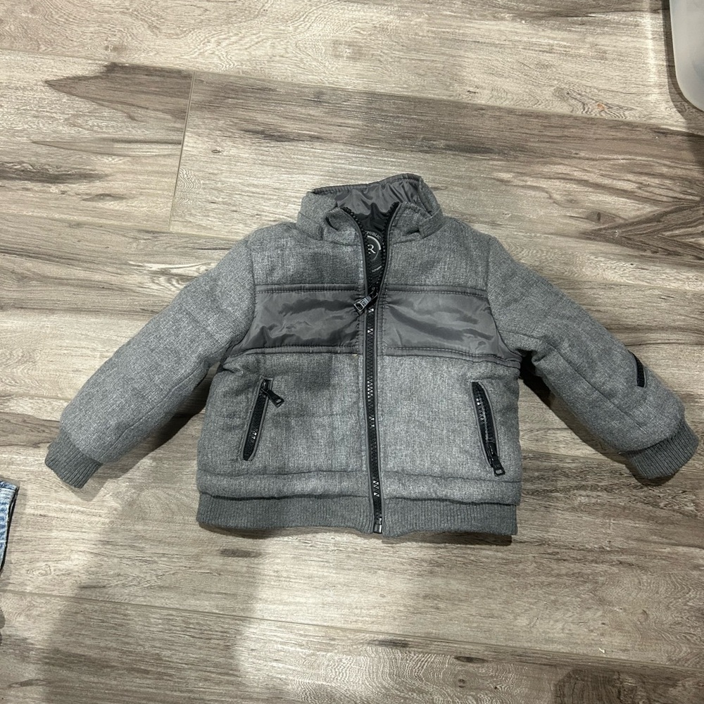 Urban Republic Charcoal Puffer Jacket for Kids